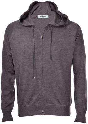 Picture of TRAVEL WOOL HOODED FULL ZIP