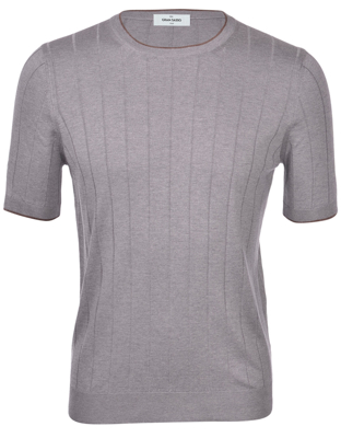 Picture of SILK RIBBED KNIT T-SHIRT