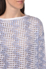 Picture of MESH STITCH PATTERNED BOAT NECK
