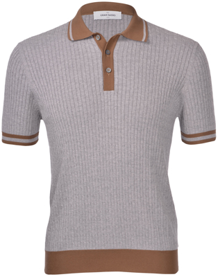 Picture of CABLE KNIT POLO