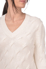 Picture of CASHMERE CABLED V NECK