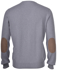 Picture of CASHMERE V NECK WITH ALCANTARA PATCHES  