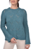 Picture of OPENWORK DIAMOND PATTERNED CREW NECK