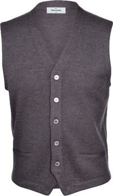 Picture of MERINOS WOOL WAISTCOAT WITH POCKETS