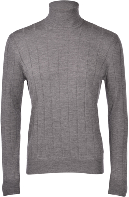Picture of WOOL AND SILK RIBBED TURTLENECK