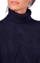 Picture of CASHMERE RICE STITCH CABLED TURTLENECK