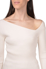 Picture of ASYMETRICAL COLLAR RIBBED SWEATER