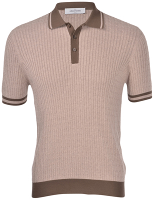 Picture of CABLE KNIT POLO