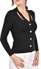 Picture of OPENWORK NECK RIBBED CARDIGAN