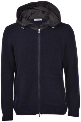 Picture of ECO PADDING HOODED BOUCLE' FULL ZIP