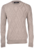 Picture of LINKS STITCH ARGYLE VANISE' CREW NECK