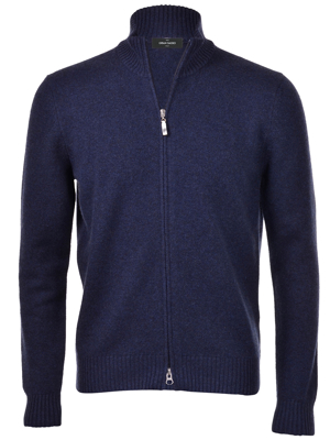 Immagine di FULL ZIP IN CASHMERE 2 FILI