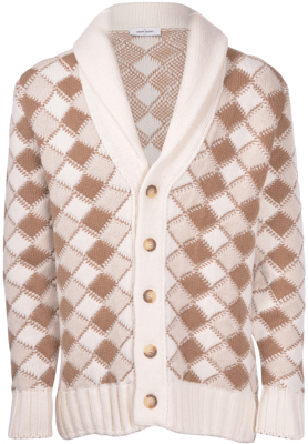 Immagine di CARDIGAN JACQUARD A ROMBI