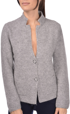 Picture of STAND COLLAR KNIT JACKET