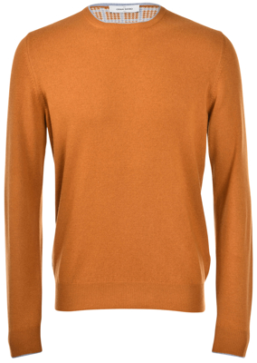 Picture of CREW NECK WITH PROFILES AND TWEED PATCHES