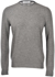 Picture of CREW NECK WITH PROFILES AND TWEED PATCHES