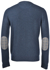 Picture of CREW NECK WITH PROFILES AND TWEED PATCHES