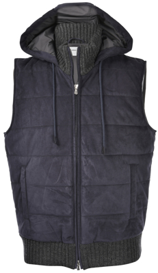 Immagine di GILET ECO-IMBOTTITO CON CAPPUCCIO ESTRAIBILE