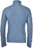 Picture of SUPER GEELONG CABLED RAGLAN TURTLENECK