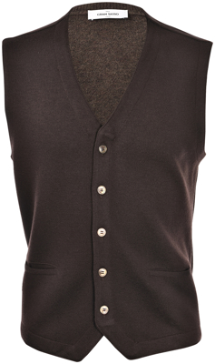 Picture of MERINOS WOOL WAISTCOAT WITH POCKETS