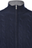 Immagine di FULL ZIP IN CASHMERE A TRECCE E COSTE