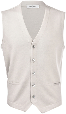 Picture of MERINOS WOOL WAISTCOAT WITH POCKETS