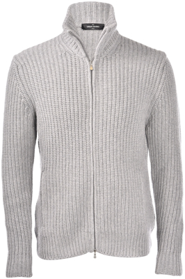 Picture of CASHMERE PEARL STITCH FULL ZIP