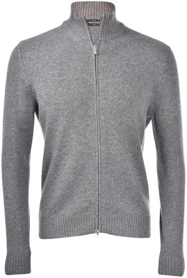 Immagine di FULL ZIP IN CASHMERE 2 FILI