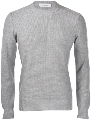 Picture of MICRO BRICK STITCH CREW NECK