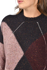 Picture of SLUB ARGYLE PATTERNED CREW NECK