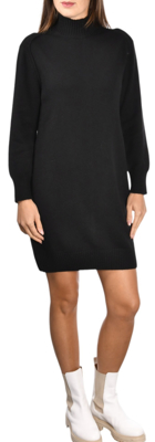 Picture of MOCK NECK KNIT MIDI DRESS