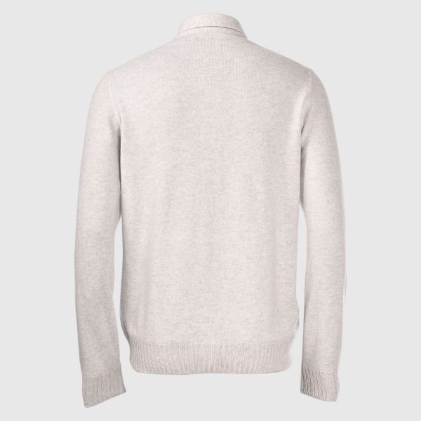 Picture of Felted cashmere knitted zip shirt