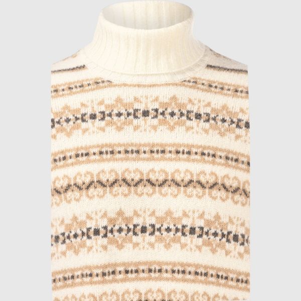 Immagine di Dolcevita boucle' jacquard fantasia