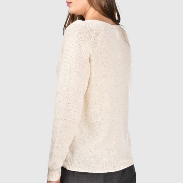 Picture of Micro sequins v neck