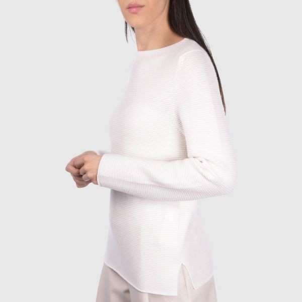 Picture of Links stitch merinos crew neck