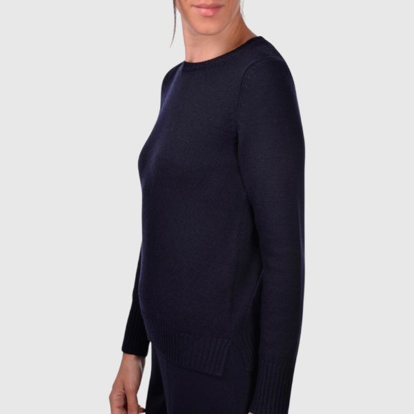 Picture of 3-ply merinos wool crew neck