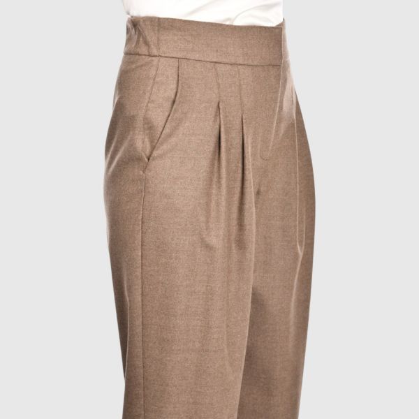 Immagine di Pantalone carrot in flanella