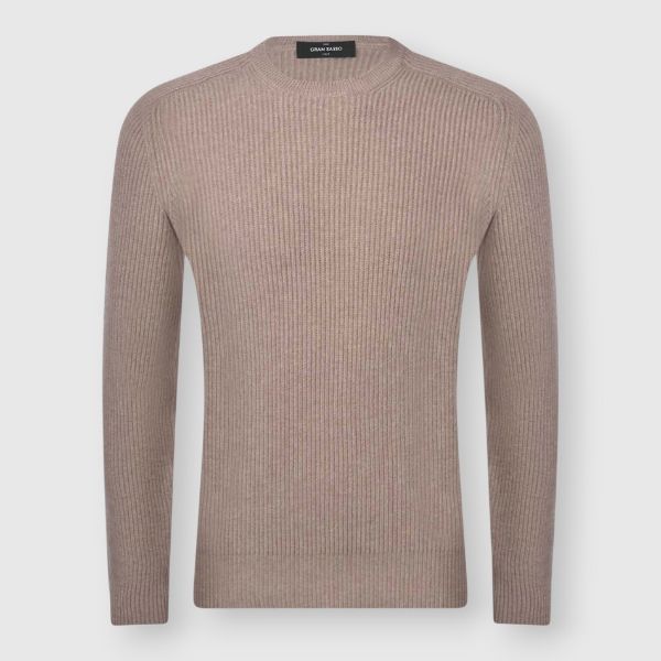 Picture of Fisherman's rib cashmere crew neck