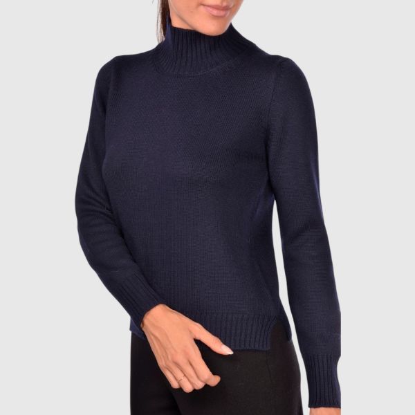 Picture of 3.ply merinos wool mock neck