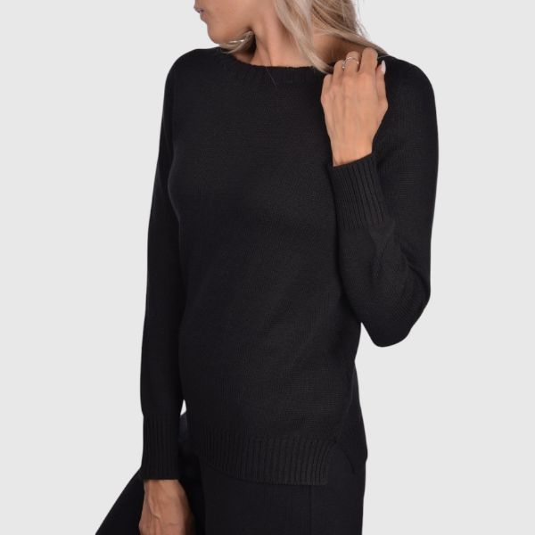 Picture of 3-ply merinos boat neck