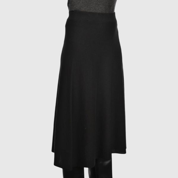 Picture of Stockinette stitch knit fleared skirt