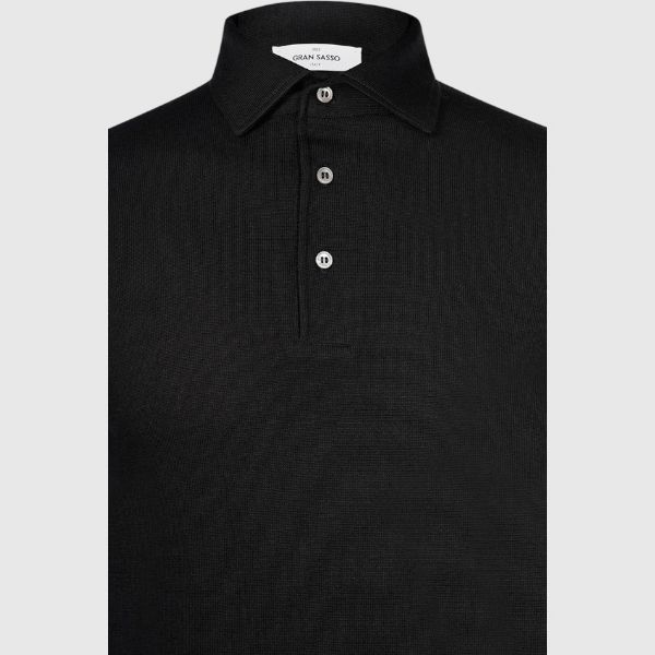 Immagine di Polo in lana merinos extra fine 