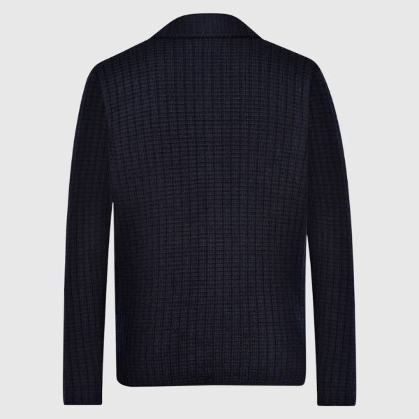 Picture of Waffle stitch super geelong knit jacket