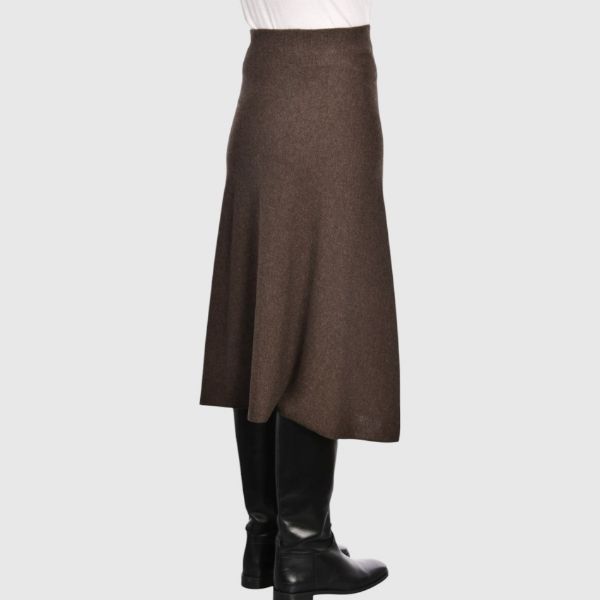 Picture of Stockinette stitch knit fleared skirt