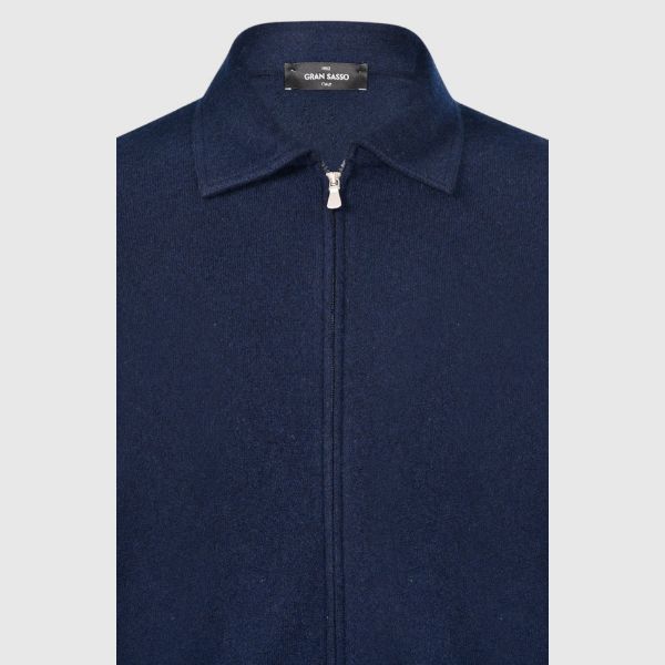 Immagine di Camicia in maglia zip felted cashmere