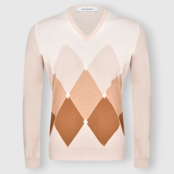 Picture of Argyle v neck