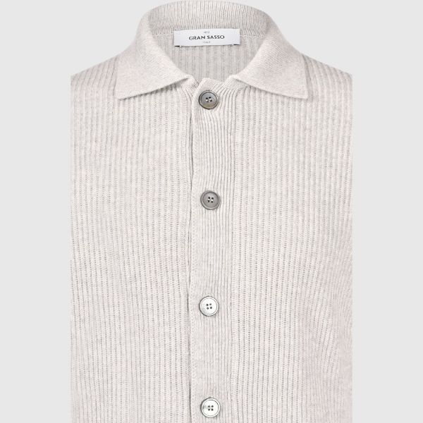Immagine di Camicia in maglia a costa inglese