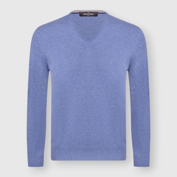 Picture of Pure cashmere v neck 