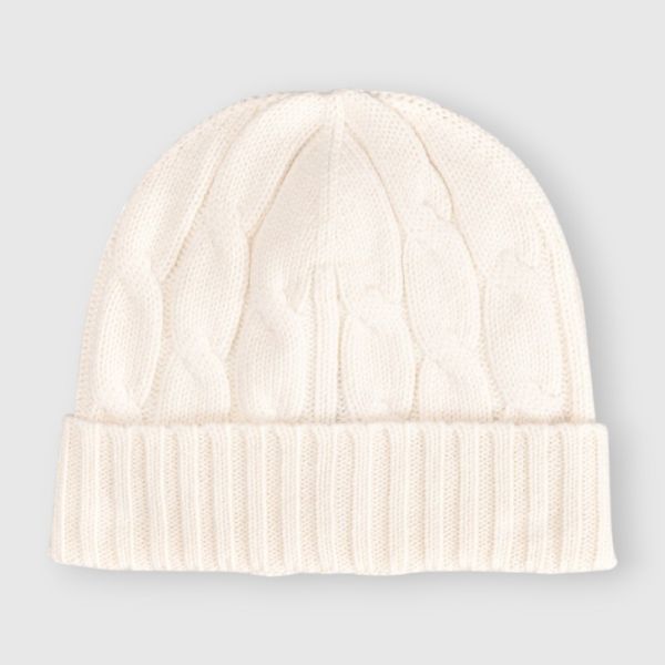 Picture of Cabled cashmere beanie