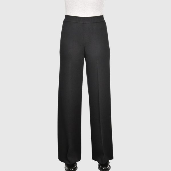 Immagine di Pantalone in maglia svasato punto stoffa